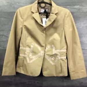 RED Valentino Signature Hue Blazer with Tailored Design and Bow Accents